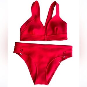 Sports Illustrated neon bikini swimsuit Top - Size Medium Bottoms - Size Small